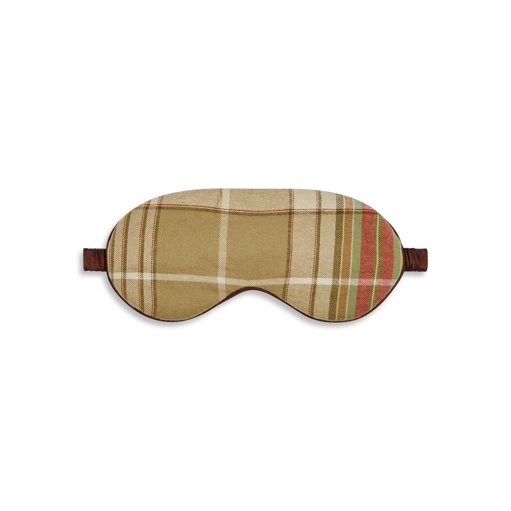 Tartan Pyjamas and Sleep Mask - Green Based – Boutique Airelles